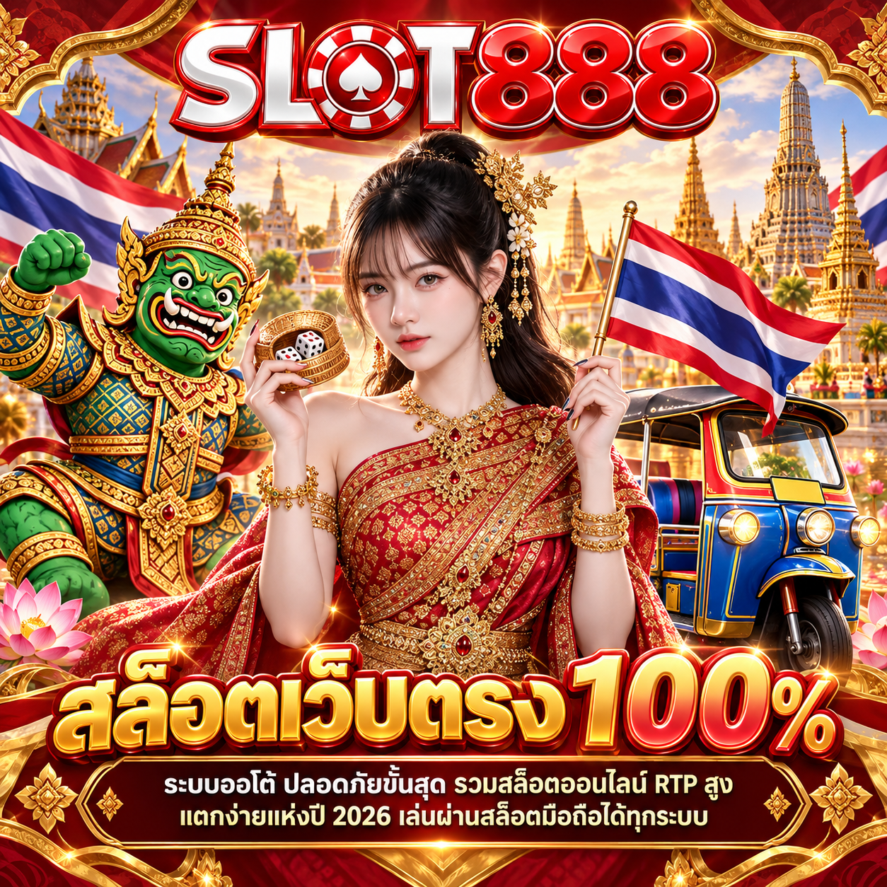 สล็อตเว็บตรง APIแท้ 100% ปี 2026 slot888